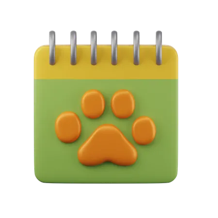 Journée des animaux de compagnie  3D Icon