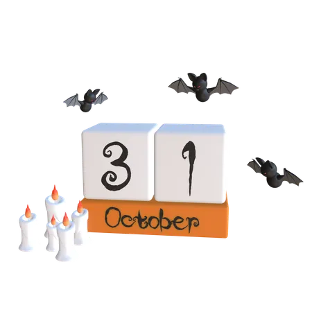 Le jour d'Halloween  3D Icon