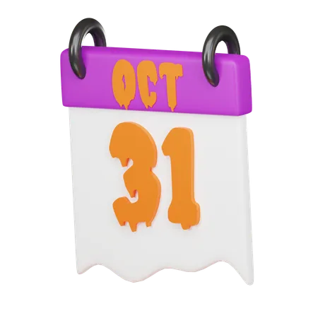 Le jour d'Halloween  3D Icon