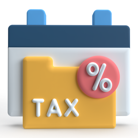 Jour des taxes  3D Icon