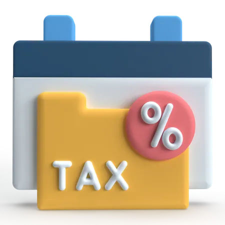 Jour des taxes  3D Icon