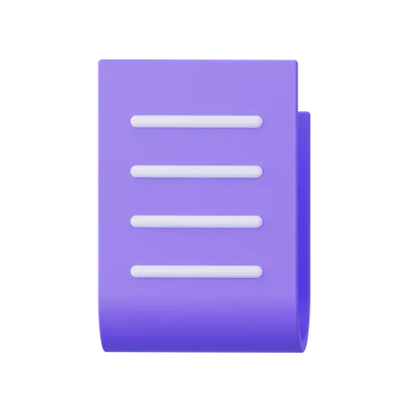 Journal  3D Icon