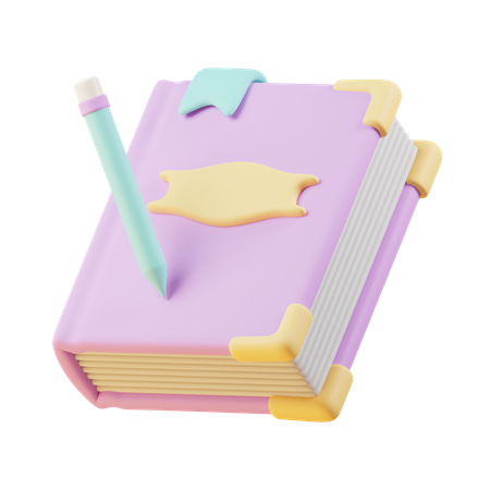 Livre de journal  3D Icon