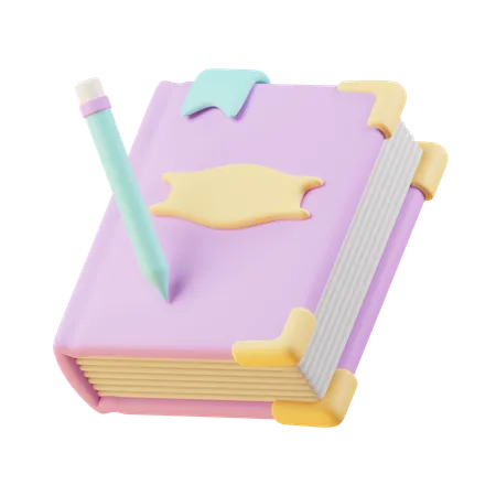 Livre de journal  3D Icon