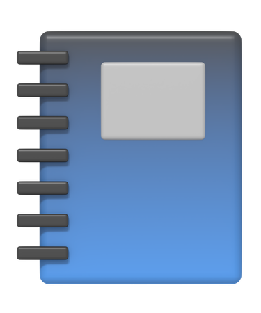 Livre de journal  3D Icon