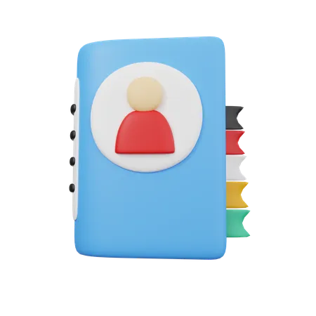 Journal personnel  3D Icon