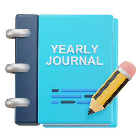 Journal quotidien  3D Icon