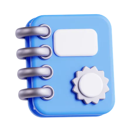 Journaling  3D Icon