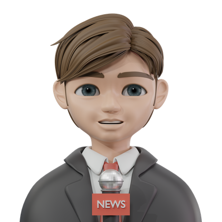 Journalist  3D Icon