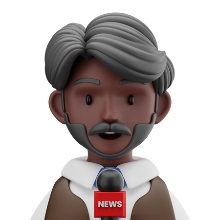 Journalist  3D Icon