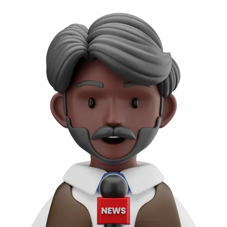 Journalist  3D Icon