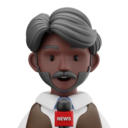 Journalist  3D Icon