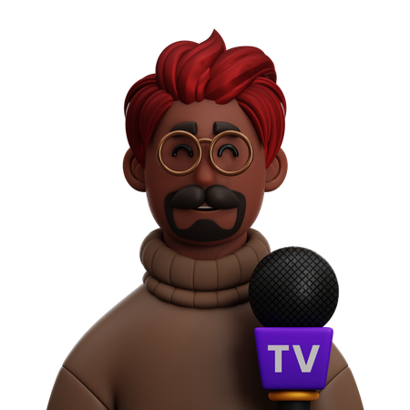 Journalist  3D Icon