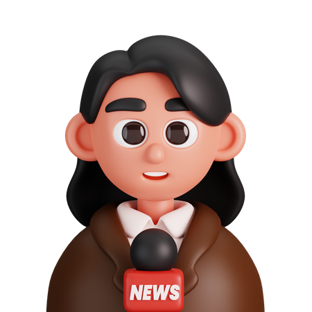 Journalist  3D Icon