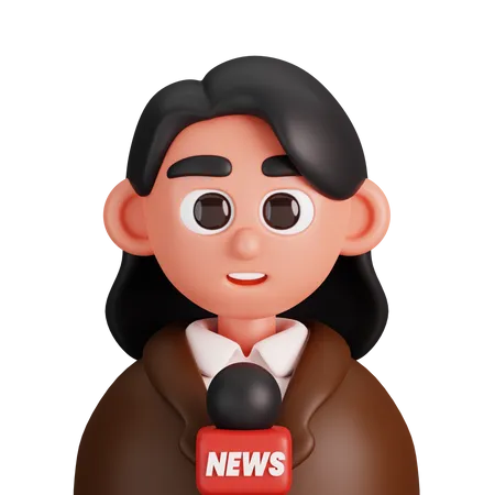 Journalist  3D Icon