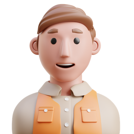 Journalist  3D Icon