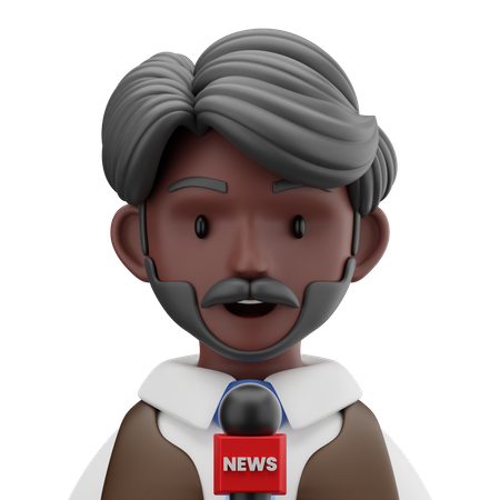 Journalist 3D Icon