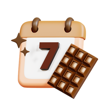 Journée du chocolat  3D Icon