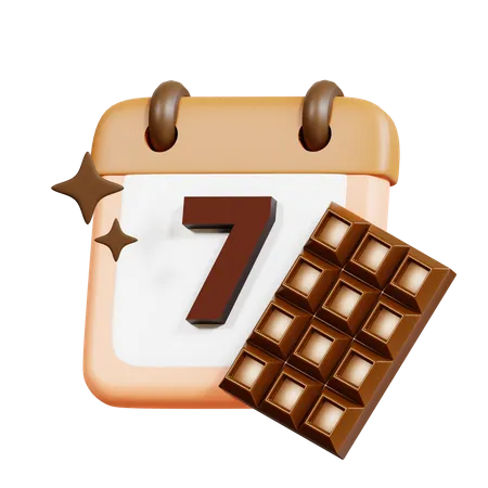 Journée du chocolat  3D Icon