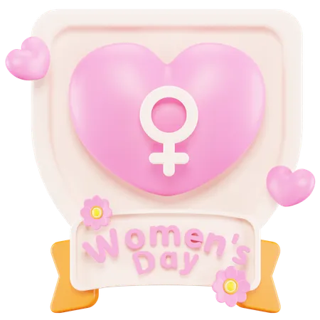 Journée de la femme  3D Icon