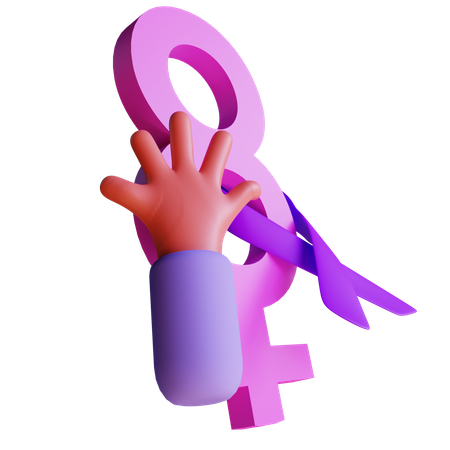 Journée de la femme  3D Icon