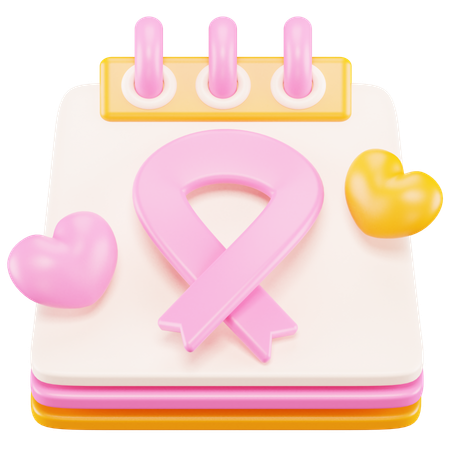 Journée du cancer du sein  3D Icon