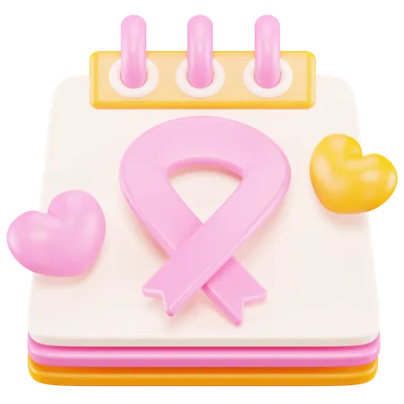 Journée du cancer du sein  3D Icon