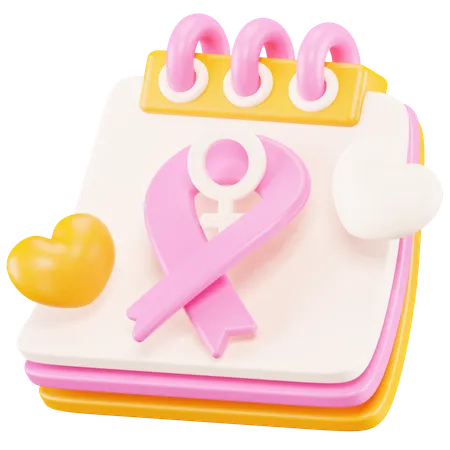 Journée du cancer du sein  3D Icon