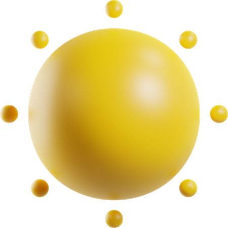 Journée ensoleillée  3D Icon
