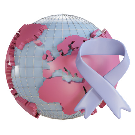 Journée mondiale contre le cancer  3D Icon