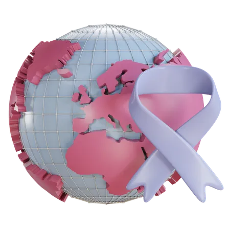 Journée mondiale contre le cancer  3D Icon