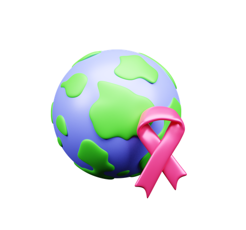 Journée mondiale contre le cancer  3D Icon