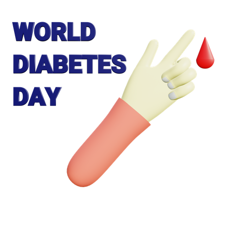 Journée mondiale du diabète  3D Icon