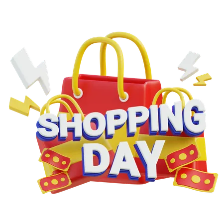 Jour de shopping  3D Icon