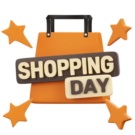 Jour de shopping  3D Icon