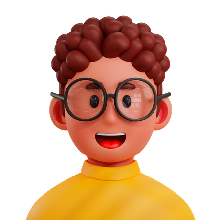 Homem jovem  3D Illustration