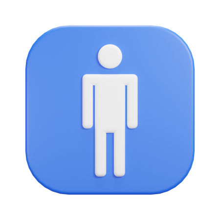 Hombre joven  3D Icon