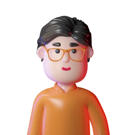 Hombre joven  3D Icon