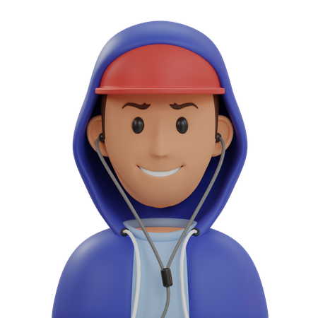 Hombre joven  3D Icon