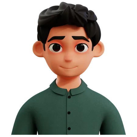 Avatar de hombre joven  3D Icon