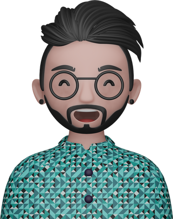 Avatar de hombre joven  3D Icon