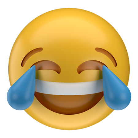 Joy Emoji  3D Icon