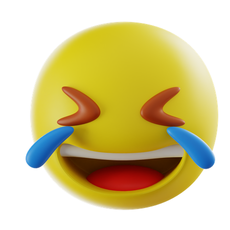 Joy Face  3D Icon