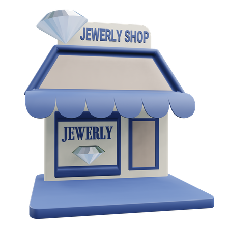 Tienda de joyería  3D Icon