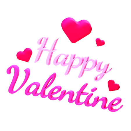 Bonne Saint-Valentin  3D Icon