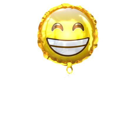 Ballon emoji joyeux  3D Icon