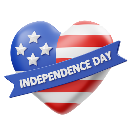 Joyeux Jour de l'Indépendance  3D Icon