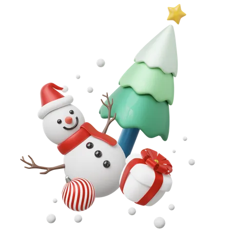 Joyeux noël élément  3D Icon