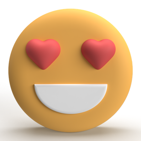Emoji souriant heureux  3D Icon
