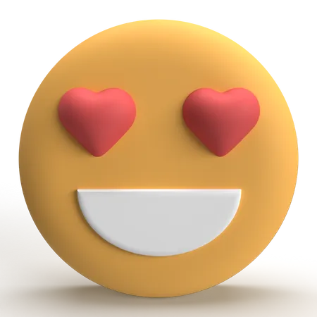 Emoji souriant heureux  3D Icon